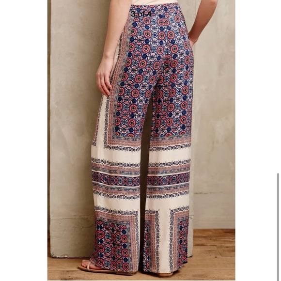 Anthropologie Elevenses wide leg pants size 4 - Picture 5 of 8